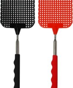 2 X Extendable Telescopic Fly Swatters Pack Of 2 Strong 75CM Pest Control Fly Mosquito Wasp Bug Insect Swat