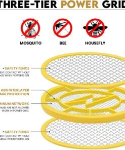 Alternative view of Electric Fly Swatter Bug Zapper Battery Operated Flies killer Indoor & Outdoor